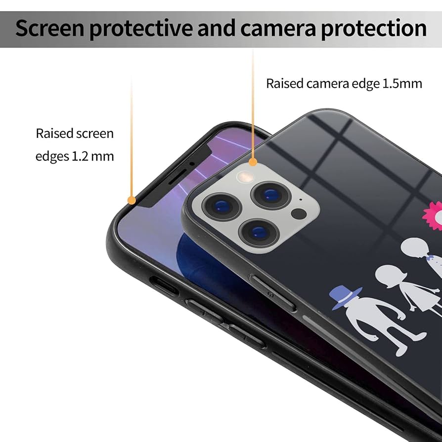 スマホケース iPhoneケース】背面強化ガラス スマホケース ✳︎ mizuiro（水色